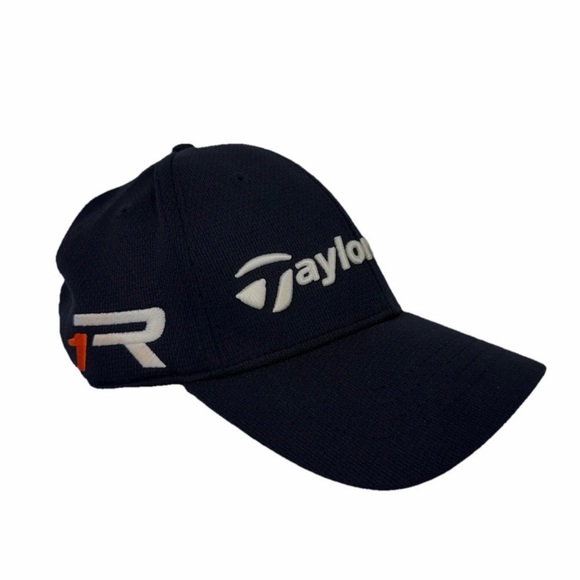 TaylorMade Golf Dark Blue Golf Hat Adjustable Clasp Back - Picture 3 of 7